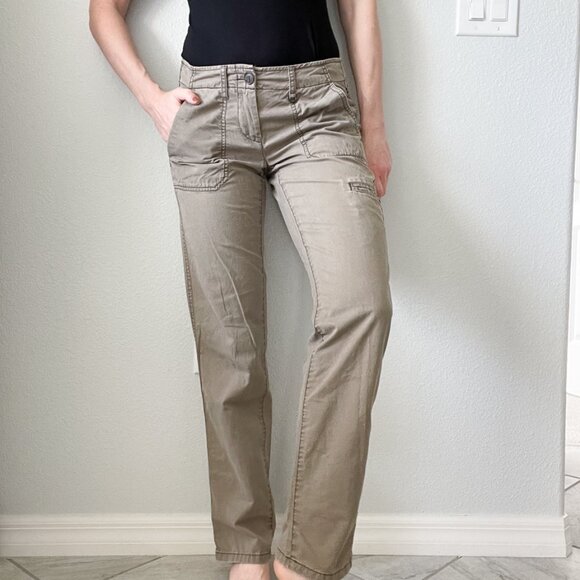 GAP Green Mid-Rise Straight Leg Chinos - Picture 2 of 8